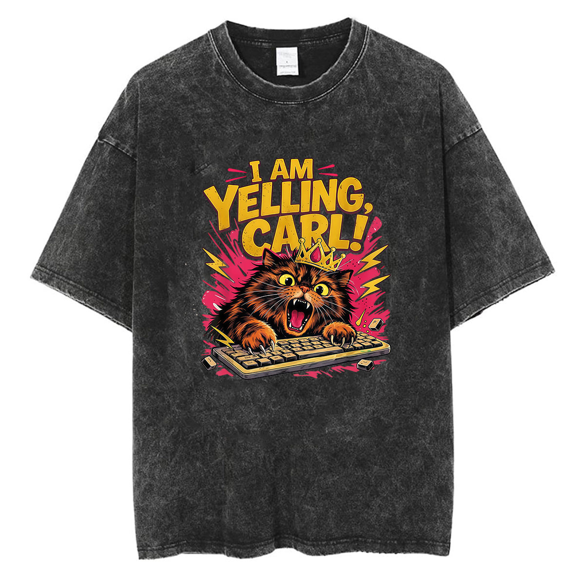 Esports Gaming Shirts - Camiseta Vintage Lavada I Am Yelling