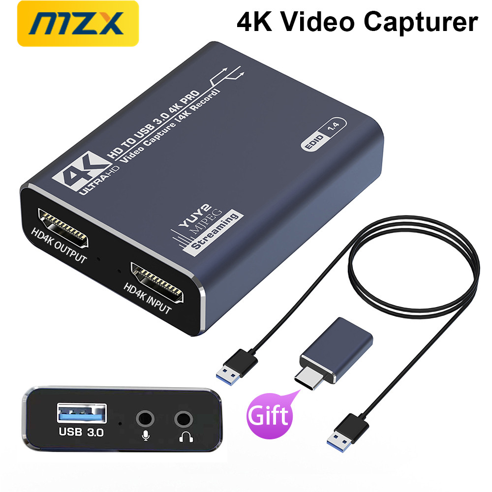 Capture Card 4K Hdmi - Mzx 4k placa de captura de