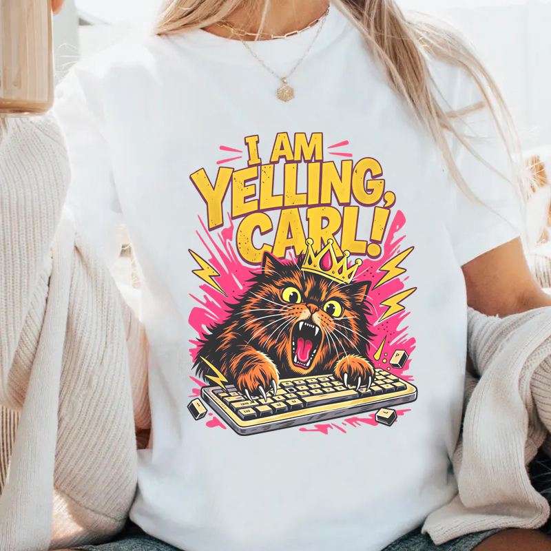 Esports Gaming Shirts - Camiseta Feminina Engraçada I Am Yelling