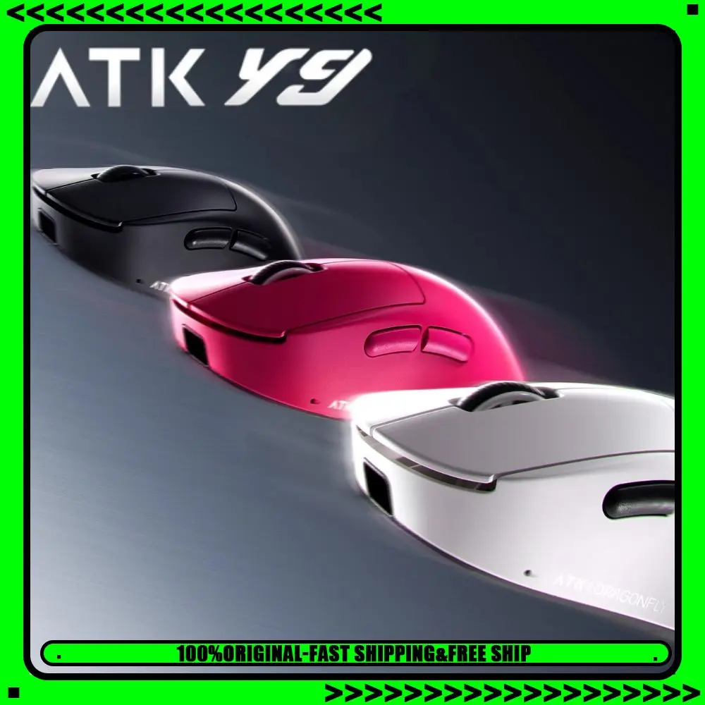 Esports Gaming Mouse Wireless - Mouse Sem Fio ATK Dragonfly Y9,