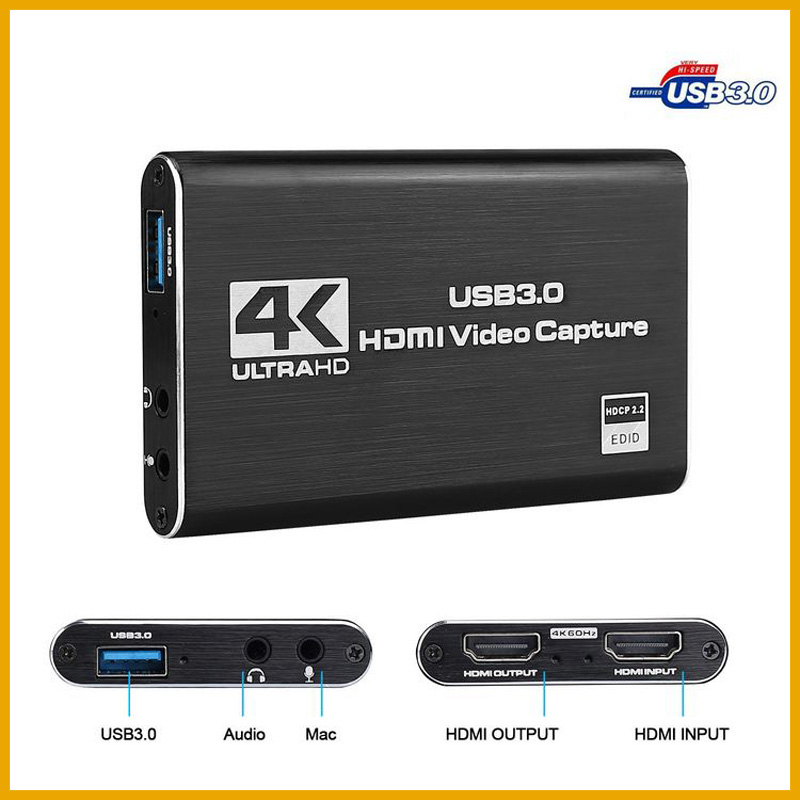 Capture Card 4K Hdmi - NOVA Placa de Captura de Vídeo