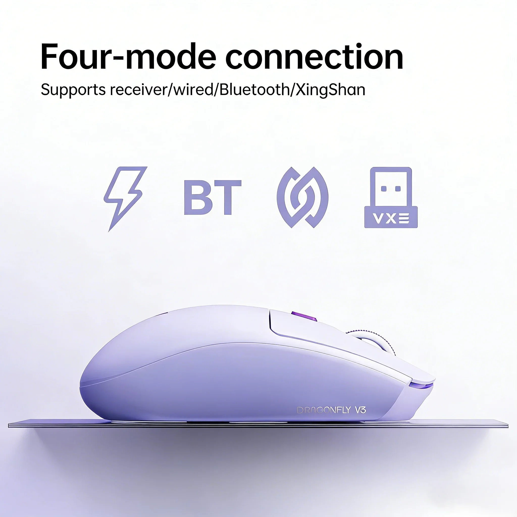 Esports Gaming Mouse Wireless - Mouse Gamer Sem Fio ATK VXE