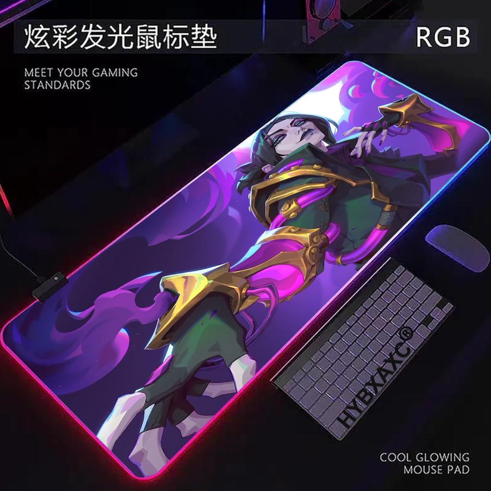 Mouse Pad Extended Rgb - Mouse Pad LED HD RGB Tibia,