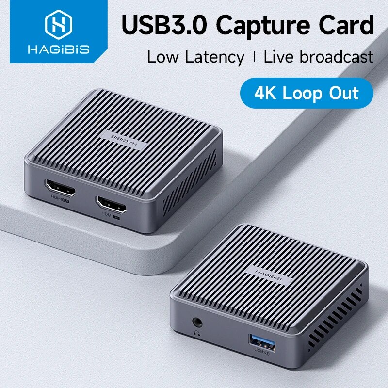 Capture Card 4K Hdmi - Hagibis 4k hdmi-placa de captura de