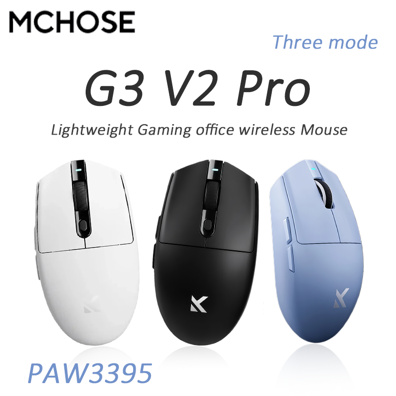 Esports Gaming Mouse Wireless - Mouse Gamer MCHOSE G3 V2 Pro/Ultra
