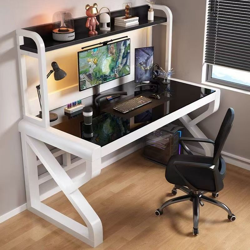 Esports Gaming Design - Mesa de jogos integrada com vidro