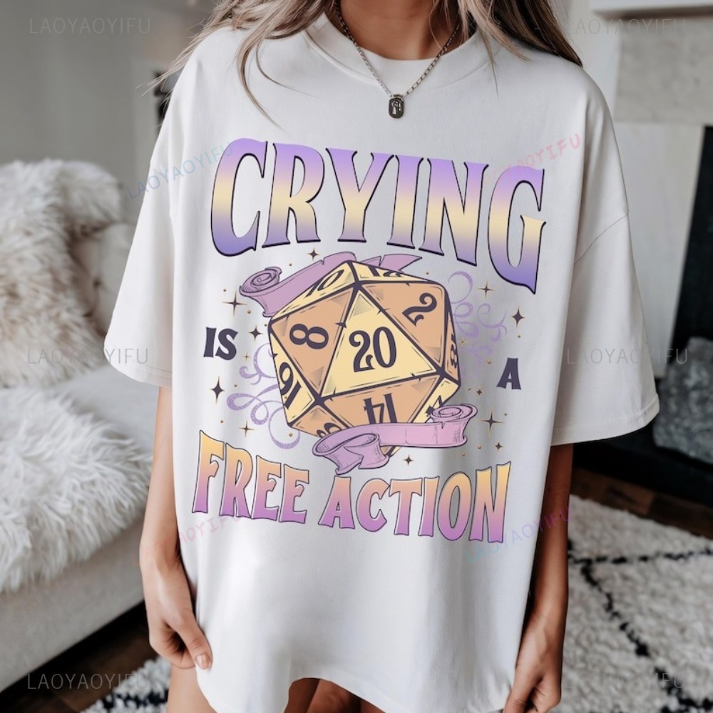 Engraçado dnd chorando é uma a - Esports Gaming Shirts avaliação e preço