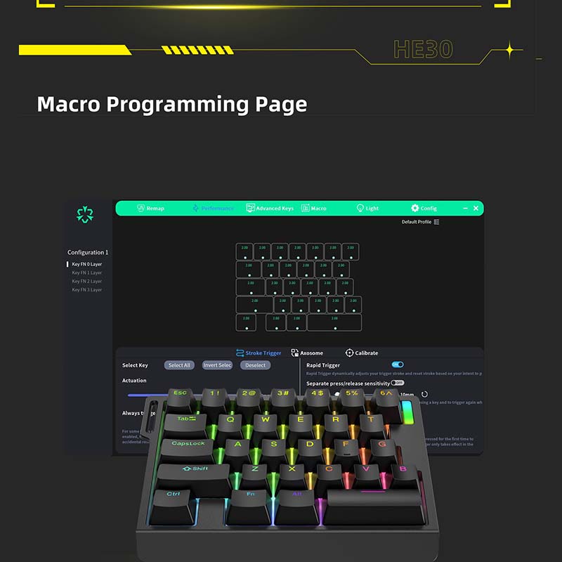 Teclado Mecânico para Jogos HE - Gaming Esports Esports avaliação e preço