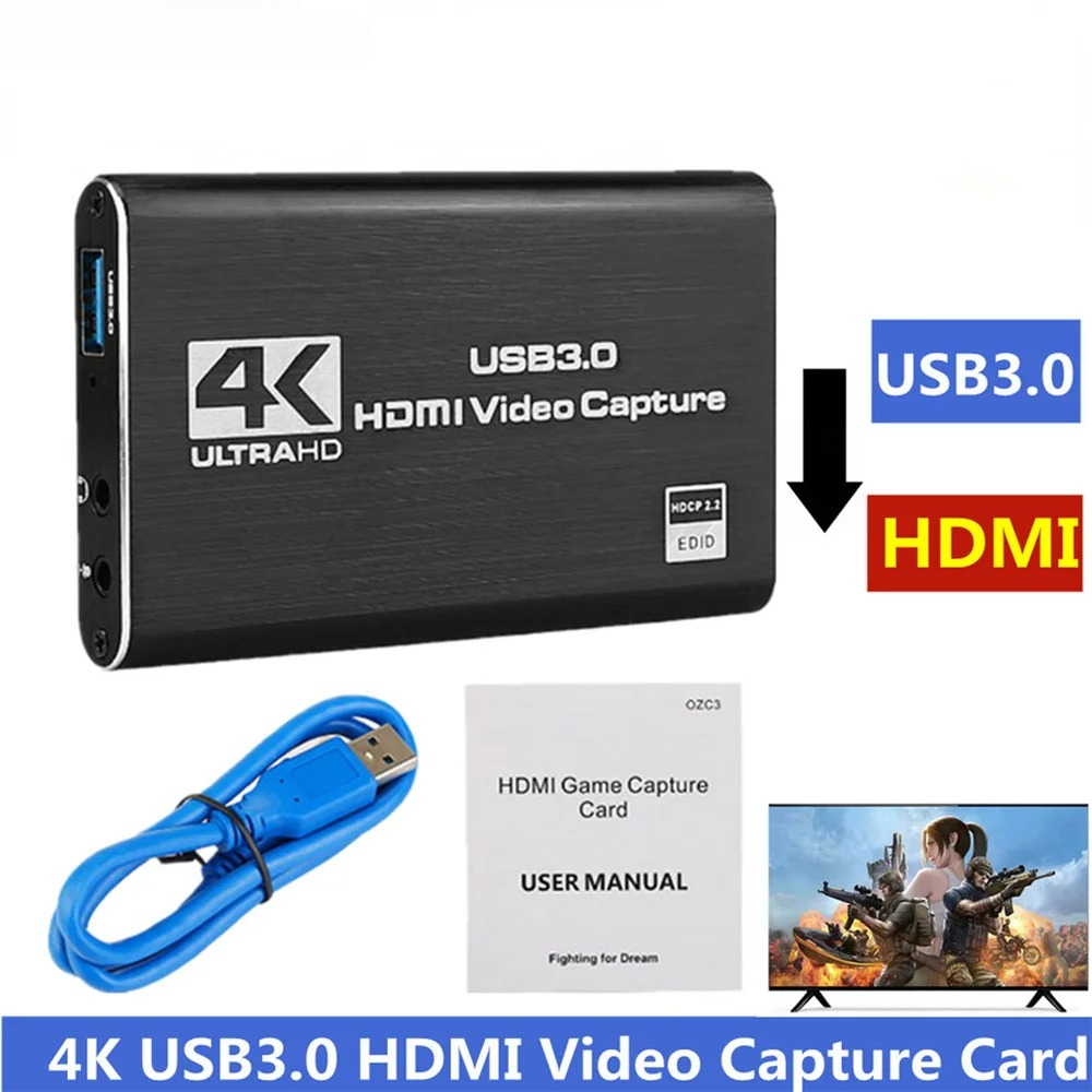 Placa de Captura de Vídeo 4K U - Capture Card 4K Hdmi avaliação e preço