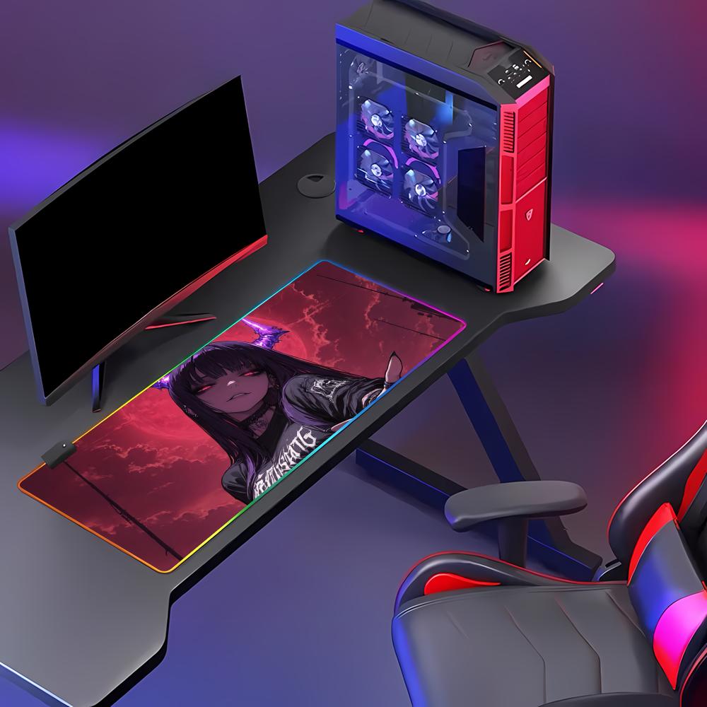 HYBXAXC Mouse Pad Gamer RGB Gr - Mouse Pad Extended Rgb avaliação e preço