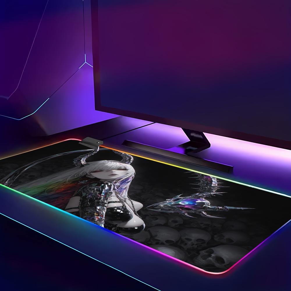 HYBXAXC Mouse Pad Gamer RGB Gr - Mouse Pad Extended Rgb avaliação e preço