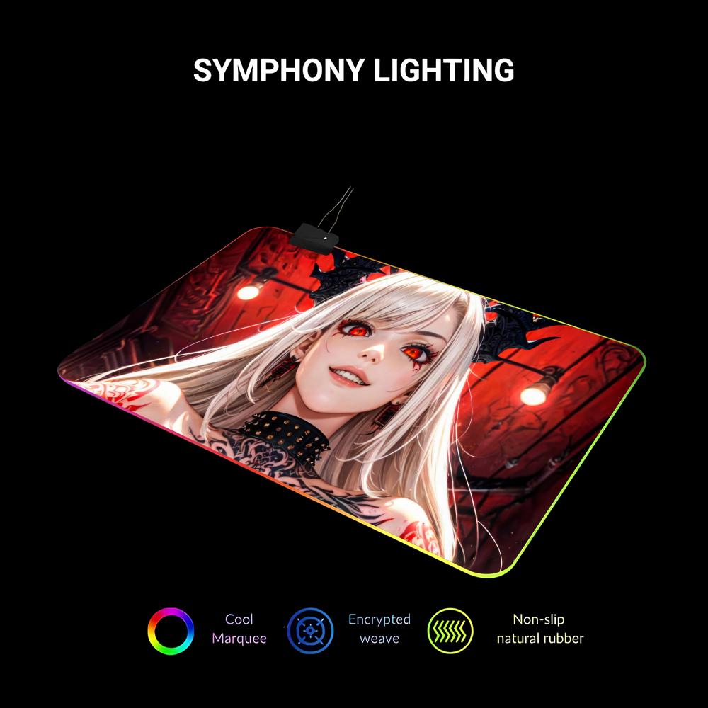 HYBXAXC Mouse Pad Gamer RGB Gr - Mouse Pad Extended Rgb avaliação e preço