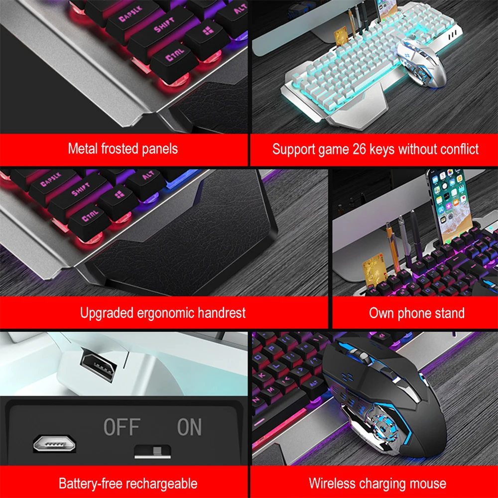 K680 Teclado e Mouse Sem Fio R - Esports Gaming Mouse Wireless avaliação e preço