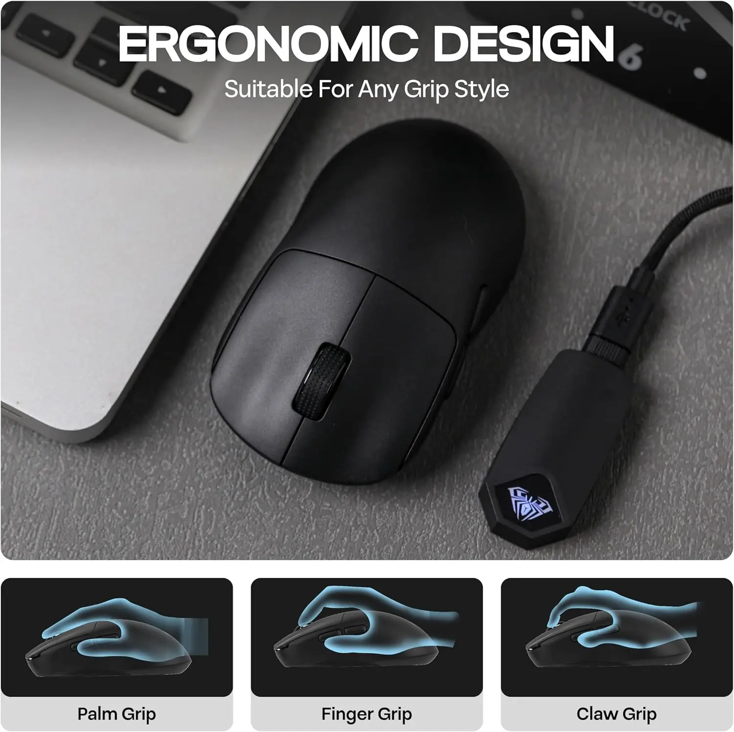 AULA SC800 Gaming Mouse USB-C  - Esports Gaming Mouse Wireless avaliação e preço