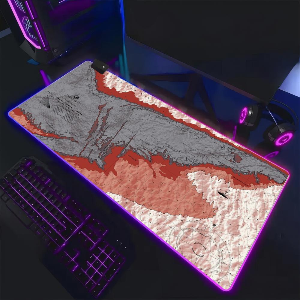 Mouse Pad RGB Jaws Movie Ocean - Mouse Pad Extended Rgb avaliação e preço