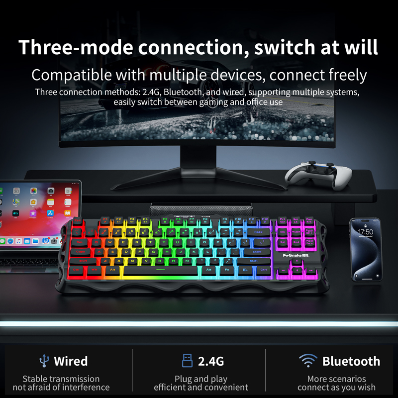 Teclado sem fio Bluetooth ksna - Esports Gaming Uk avaliação e preço