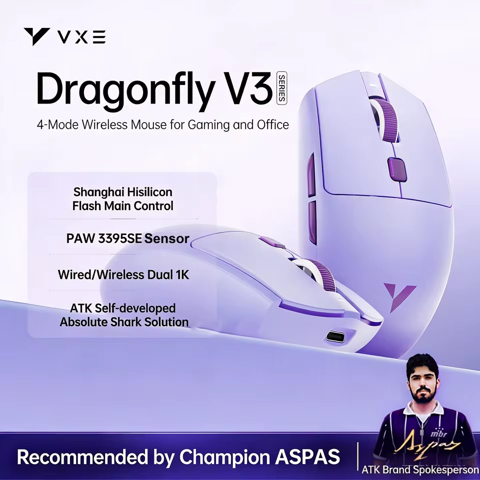 Mouse Gamer Bluetooth ATK VXE  - Esports Gaming Mouse Wireless avaliação e preço