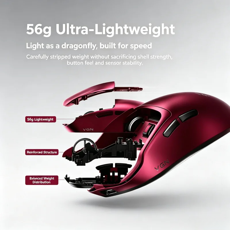 Mouse Gamer Sem Fio VGN Dragon - Esports Gaming Mouse Wireless avaliação e preço