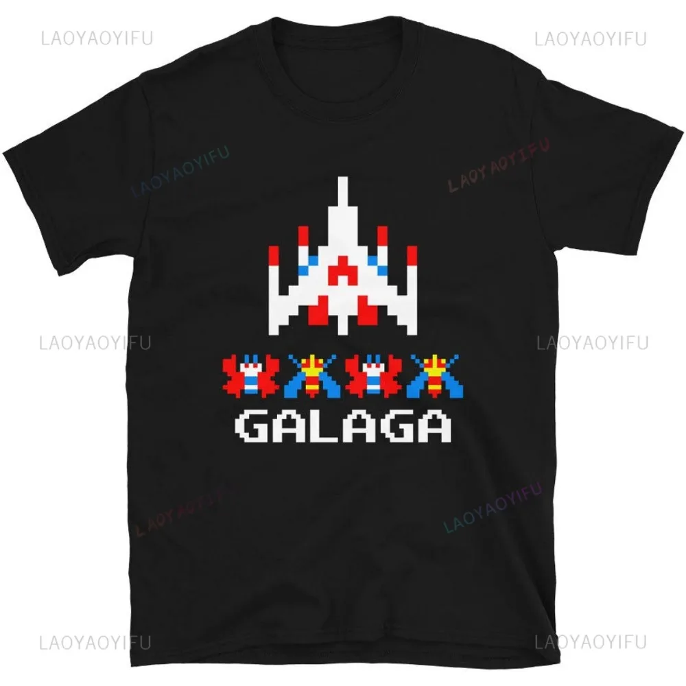 Arcade Galaga-camiseta vintage - Esports Gaming Shirts avaliação e preço