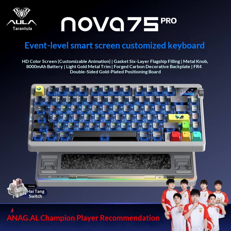 Teclado Mecânico Sem Fio NOVA7 - Esports Gaming Uk avaliação e preço