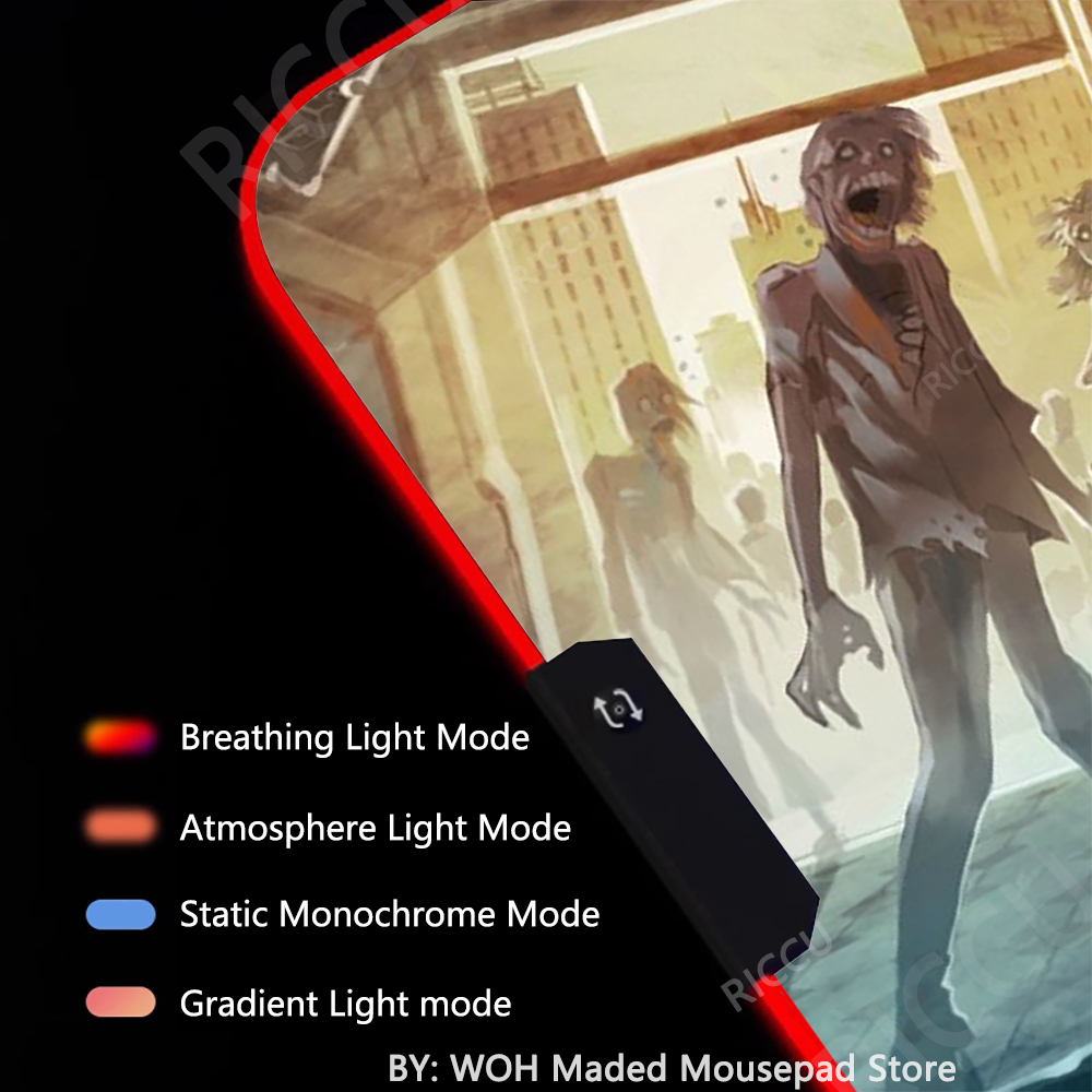 Projeto zomboid jogo mousepad  - Mouse Pad Extended Rgb avaliação e preço