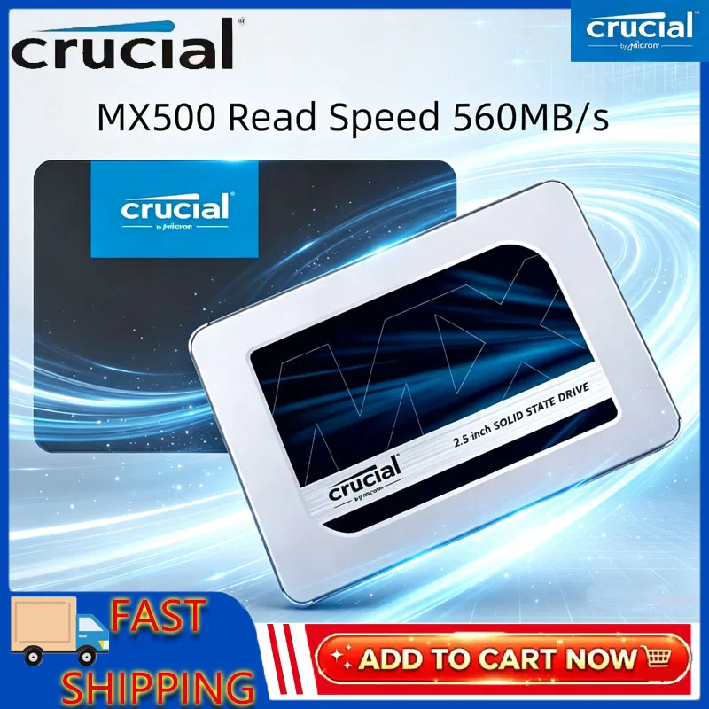 SSD Interno Crucial MX500 2.5