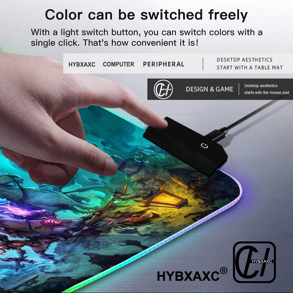 Mouse Pad LED HD RGB Tibia, Su - Mouse Pad Extended Rgb avaliação e preço
