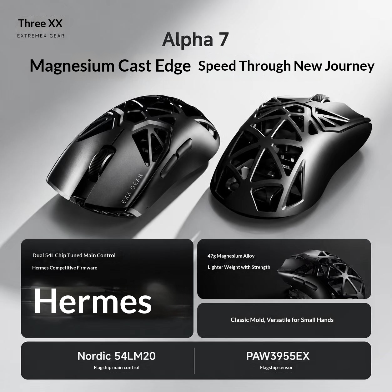 Mouse EXX Alpha 7 Leve Sem Fio - Esports Gaming Mouse Wireless avaliação e preço