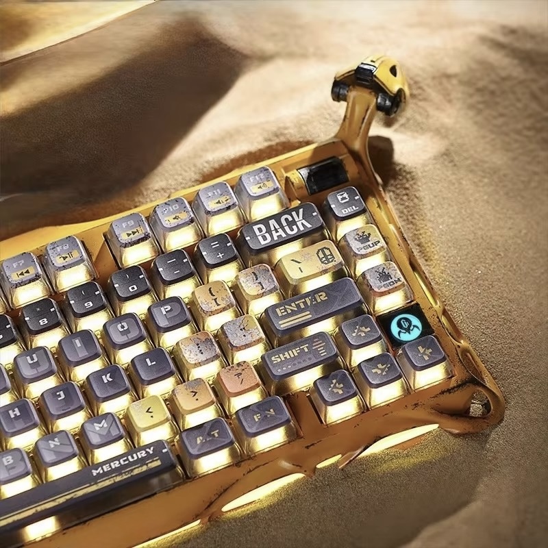 Teclado mecânico amarelo Gravi - Esports Gaming Uk avaliação e preço