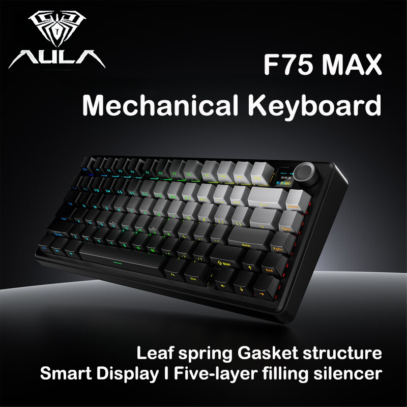 Teclado Mecânico AULA F75 MAX  - Esports Gaming Uk avaliação e preço