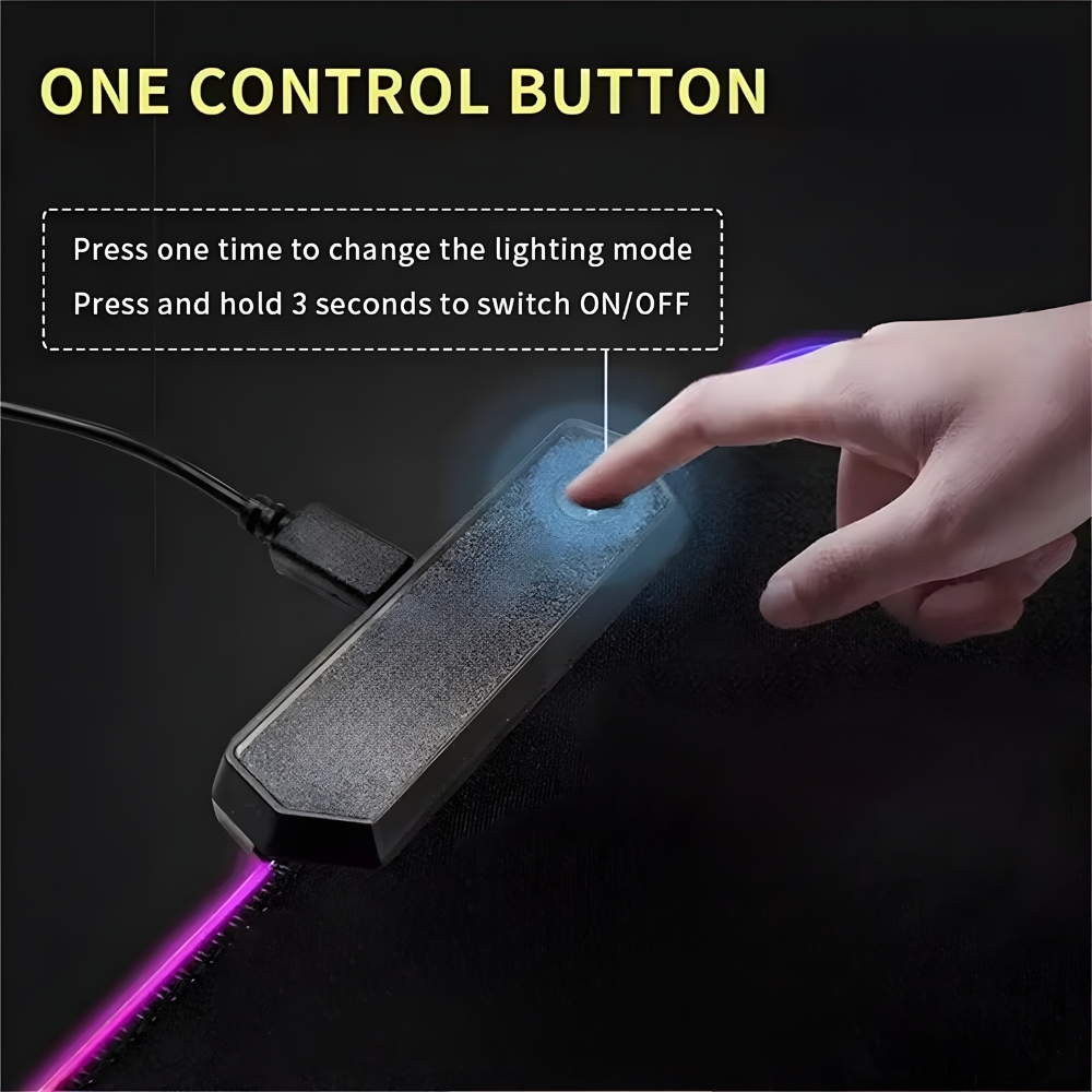 Grande mouse pad para jogos de - Mouse Pad Extended Rgb avaliação e preço